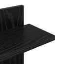 vidaXL Falra Szerelhető Polc Fekete Tölgy 48,5 x 15 x 101 cm