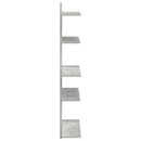 vidaXL Falra Szerelhető Polc Betonszürke 48,5 x 15 x 101 cm Szerelt Fa