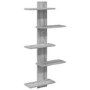 vidaXL Falra Szerelhető Polc Szürke Sonoma 48,5 x 15 x 101 cm