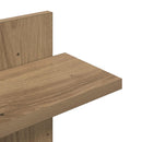 vidaXL Falra Szerelhető Polc Kézműves Tölgy 48,5 x 15 x 101 cm