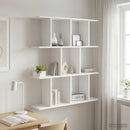 vidaXL Falpolc Fehér 80 x 20 x 96 cm Szerelt Fa