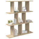 vidaXL Falpolc Sonoma Tölgy 80 x 20 x 96 cm Szerelt Fa