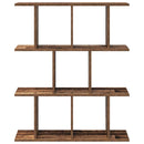 vidaXL Falpolc Antik Fa 80 x 20 x 96 cm Szerelt Fa