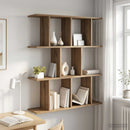 vidaXL Falpolc Kézműves Tölgy 80 x 20 x 96 cm Szerelt Fa