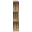 vidaXL Falpolc Kézműves Tölgy 80 x 20 x 96 cm Szerelt Fa