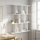 vidaXL Falpolc Fehér 102 x 20 x 96 cm Szerelt Fa
