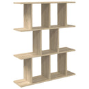 vidaXL Falpolc Sonoma Tölgy 102 x 20 x 96 cm Szerelt Fa