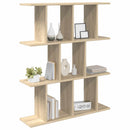 vidaXL Falpolc Sonoma Tölgy 102 x 20 x 96 cm Szerelt Fa