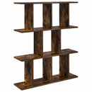 vidaXL Falpolc Füstös Tölgy 102 x 20 x 96 cm Szerelt Fa