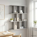 vidaXL Falpolc Szürke Sonoma 102 x 20 x 96 cm Szerelt Fa