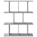 vidaXL Falpolc Szürke Sonoma 102 x 20 x 96 cm Szerelt Fa