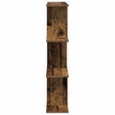 vidaXL Falpolc Antik Fa 102 x 20 x 96 cm Szerelt Fa