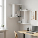 vidaXL Falpolc Fehér 67 x 67 x 87 cm Szerelt Fa