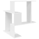 vidaXL Falpolc Fehér 67 x 67 x 87 cm Szerelt Fa