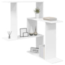 vidaXL Falpolc Fehér 67 x 67 x 87 cm Szerelt Fa