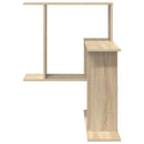 vidaXL Falpolc Sonoma Tölgy 67 x 67 x 87 cm Szerelt Fa
