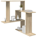 vidaXL Falpolc Sonoma Tölgy 67 x 67 x 87 cm Szerelt Fa