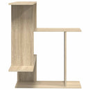 vidaXL Falpolc Sonoma Tölgy 67 x 67 x 87 cm Szerelt Fa
