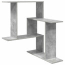 vidaXL Falpolc Betonszürke 67 x 67 x 87 cm Szerelt Fa
