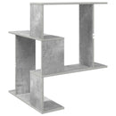 vidaXL Falpolc Betonszürke 67 x 67 x 87 cm Szerelt Fa
