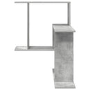 vidaXL Falpolc Betonszürke 67 x 67 x 87 cm Szerelt Fa