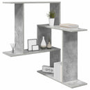 vidaXL Falpolc Betonszürke 67 x 67 x 87 cm Szerelt Fa