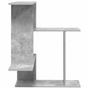 vidaXL Falpolc Betonszürke 67 x 67 x 87 cm Szerelt Fa