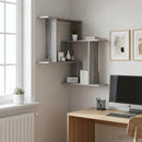 vidaXL Falpolc Szürke Sonoma 67 x 67 x 87 cm Szerelt Fa