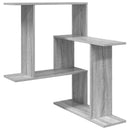 vidaXL Falpolc Szürke Sonoma 67 x 67 x 87 cm Szerelt Fa