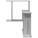 vidaXL Falpolc Szürke Sonoma 67 x 67 x 87 cm Szerelt Fa