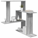 vidaXL Falpolc Szürke Sonoma 67 x 67 x 87 cm Szerelt Fa