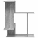 vidaXL Falpolc Szürke Sonoma 67 x 67 x 87 cm Szerelt Fa