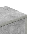 vidaXL Fali Sarok Polc Betonszürke 48 x 48 x 120 cm Szerelt Fa