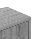 vidaXL Fali Sarok Polc Szürke Sonoma 48 x 48 x 120 cm Szerelt Fa