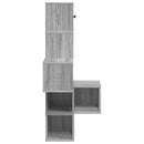 vidaXL Fali Sarok Polc Szürke Sonoma 48 x 48 x 120 cm Szerelt Fa