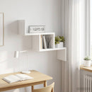 vidaXL Falpolc Fehér 48 x 15 x 42 cm Szerelt Fa