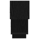 vidaXL Falpolc Fekete Tölgy 48 x 15 x 42 cm Szerelt Fa