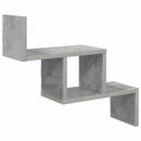 vidaXL Falpolc Betonszürke 48 x 15 x 42 cm Szerelt Fa