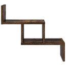 vidaXL Falpolc Füstös Tölgy 48 x 15 x 42 cm Szerelt Fa