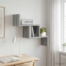 vidaXL Falpolc Szürke Sonoma 48 x 15 x 42 cm Szerelt Fa