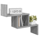 vidaXL Falpolc Szürke Sonoma 48 x 15 x 42 cm Szerelt Fa