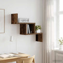 vidaXL Falpolc Antik Fa 48 x 15 x 42 cm Szerelt Fa
