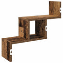 vidaXL Falpolc Antik Fa 48 x 15 x 42 cm Szerelt Fa