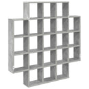 vidaXL Falpolc Betonszürke 100 x 13 x 100 cm Szerelt Fa