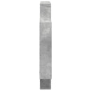 vidaXL Falpolc Betonszürke 100 x 13 x 100 cm Szerelt Fa