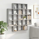 vidaXL Falpolc Szürke Sonoma 100 x 13 x 100 cm Szerelt Fa