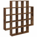 vidaXL Falpolc Antik Fa 100 x 13 x 100 cm Szerelt Fa