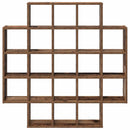 vidaXL Falpolc Antik Fa 100 x 13 x 100 cm Szerelt Fa