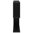 vidaXL Falpolc Fekete Tölgy 60 x 12 x 50,5 cm Szerelt Fa