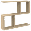 vidaXL Falpolc Sonoma Tölgy 60 x 12 x 50,5 cm Szerelt Fa